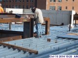 Welding miscllaneous steel plates at the lower roof Facing East (800x600).jpg